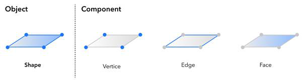 Components of an object Components of an object