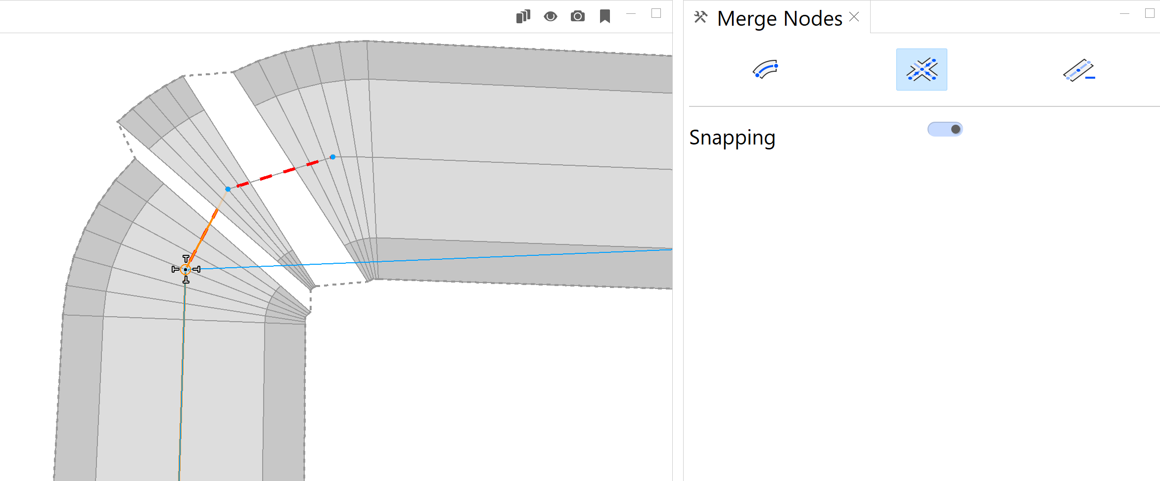 Merge the nodes Merge the nodes