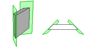 Trim planes cut geometry