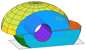 Boolean half spheres 3-tags