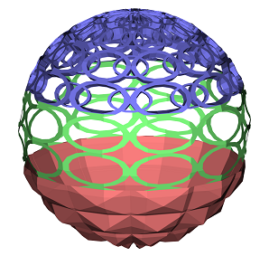 Create spheres inside a sphere