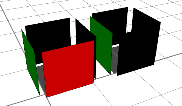 Left box without reverseNormal; right box with reverseNormal