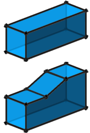Recompose extruded plane Recompose extruded plane
