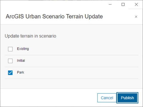 Scenario Terrain Update