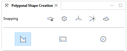 Polygon tool options