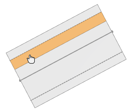 Lane in new location
