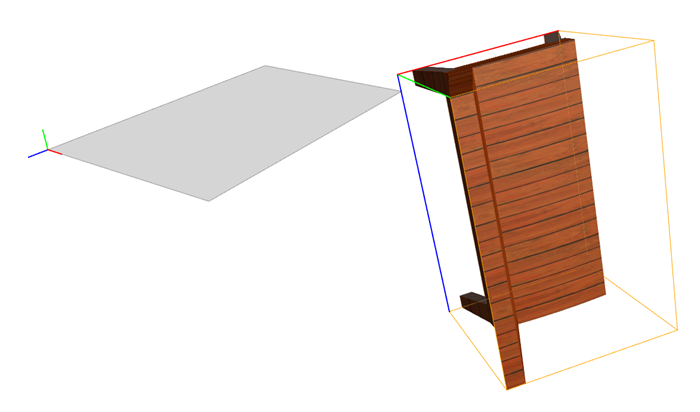 Exported geometry scene to FBX