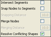 Resolve conflicting shapes settings