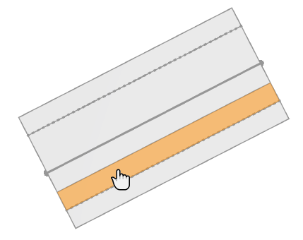 Highlighted lane to be moved