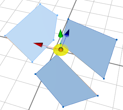 Objects in world coordinate system