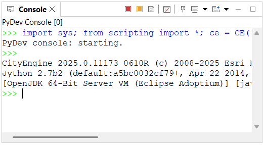 PyDev Console