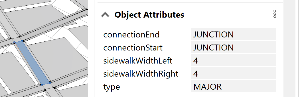 Street attributes