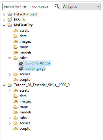Paste files in MyFirstCity