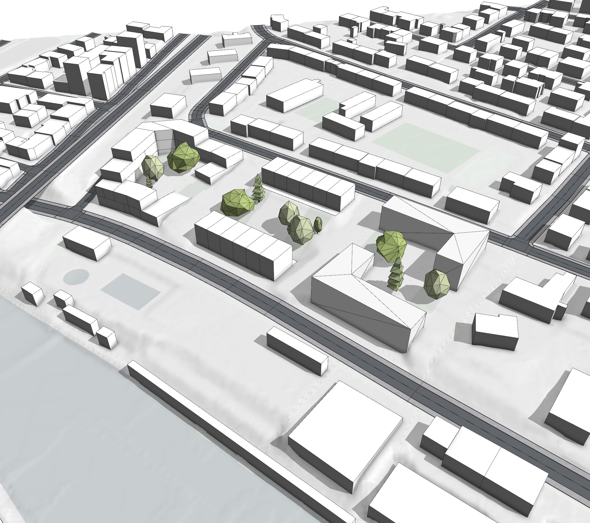 Viewpoint Two with Redevelopment scenario