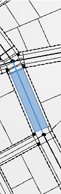 Selected street segment