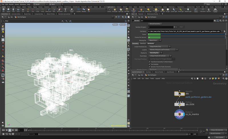 Parthenon with bounding box