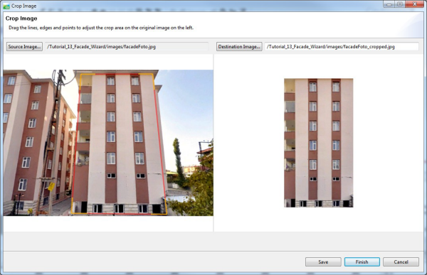 Crop Image dialog box