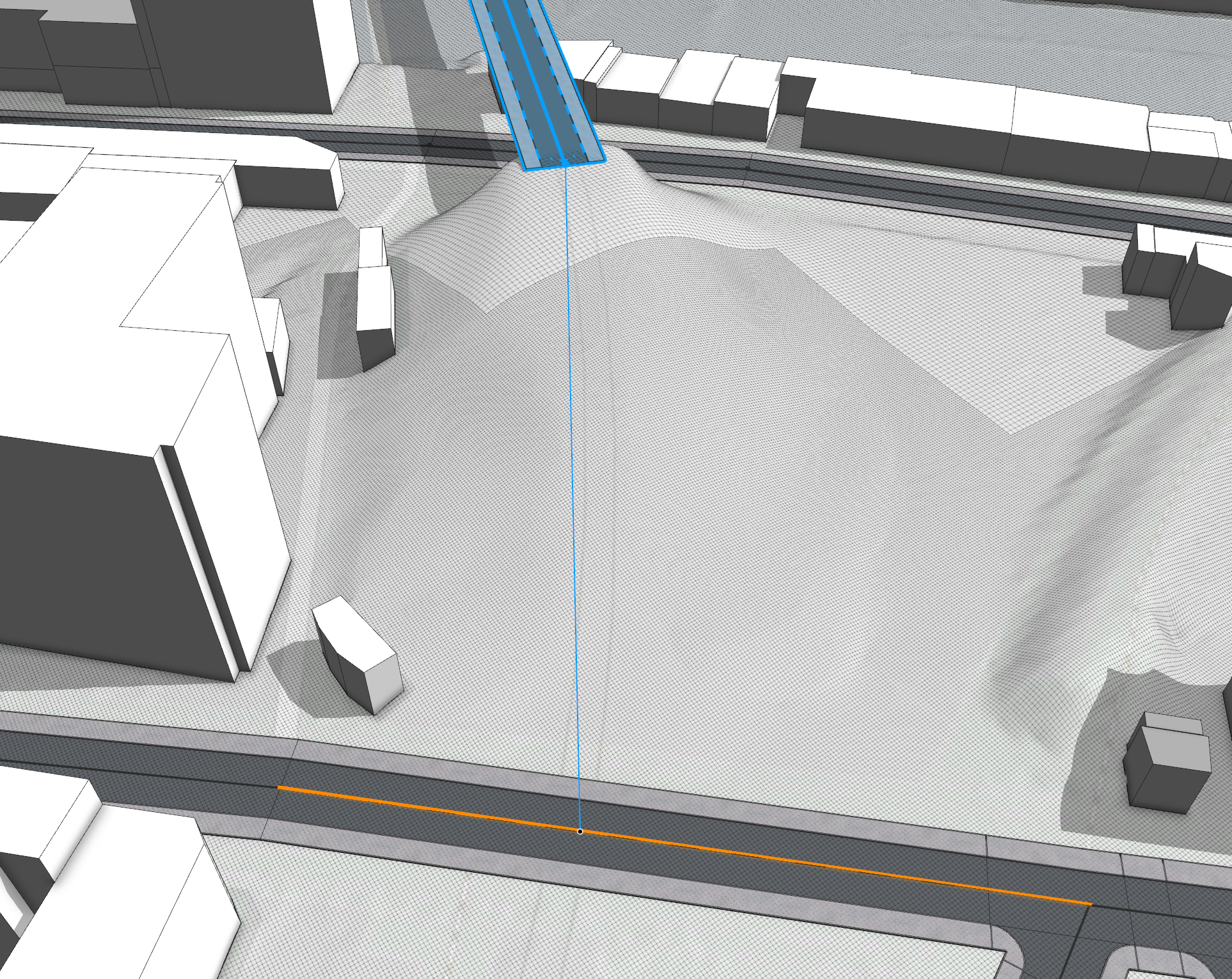 Connect to existing street