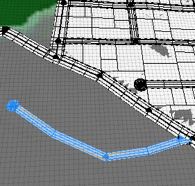 Curved street with .25 precision