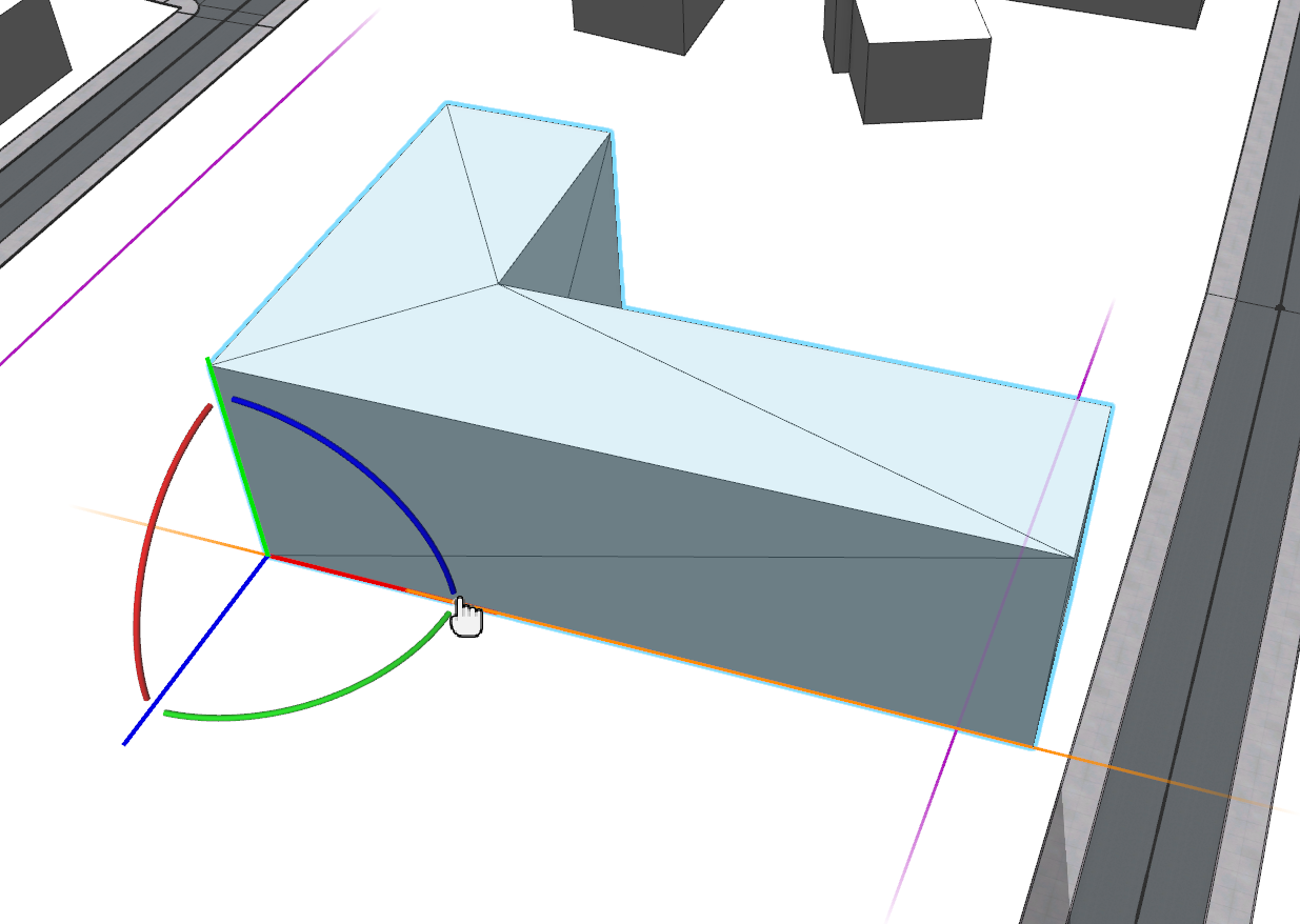 Using the Adjust Position and Orientation tool
