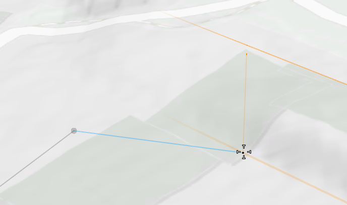 Snapping to projected guide