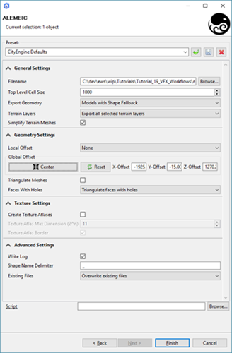 Alembic settings