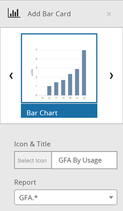 Add bar chart