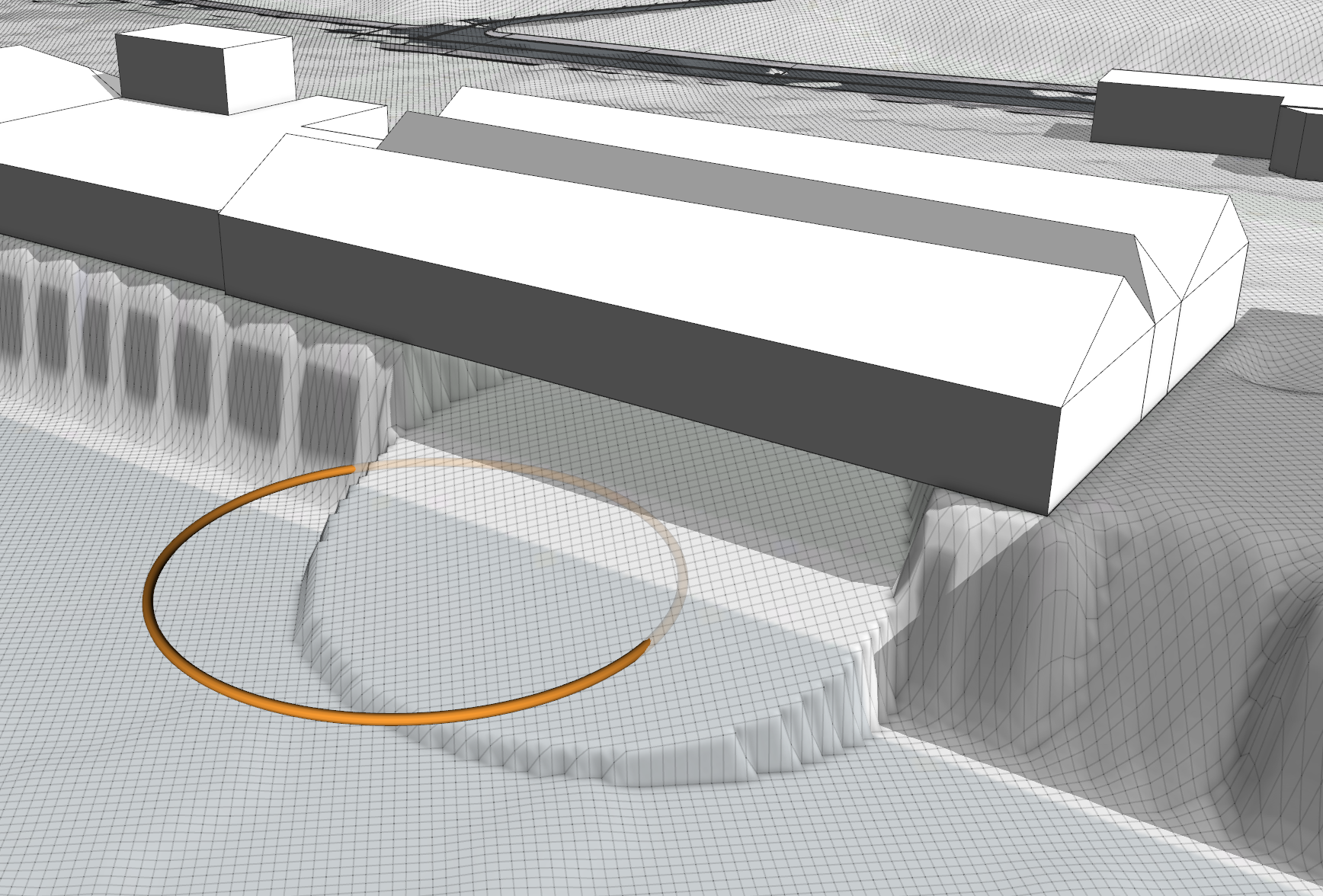 Smooth terrain artifacts