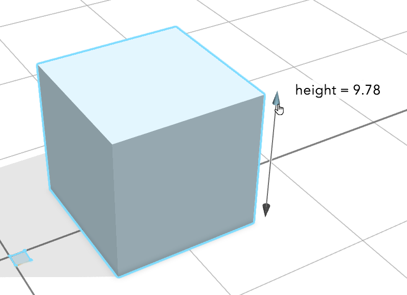 Model with height handle