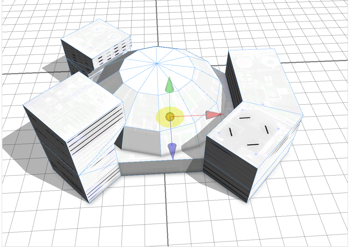 Pivot in center in world coordinate system