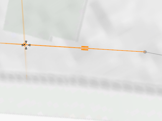 Adding points tracing along streets