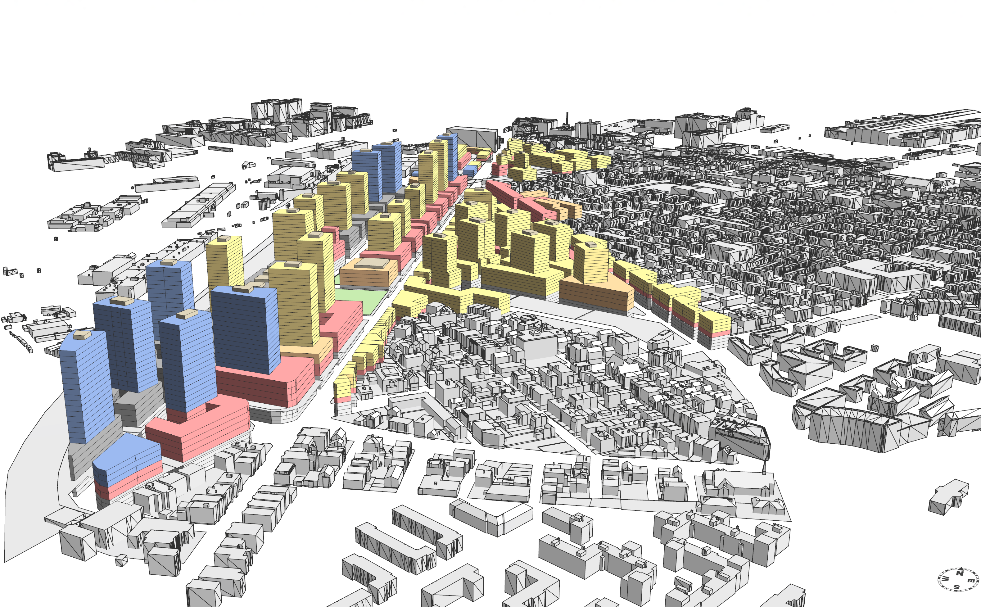 Scenario with floors in CityEngine