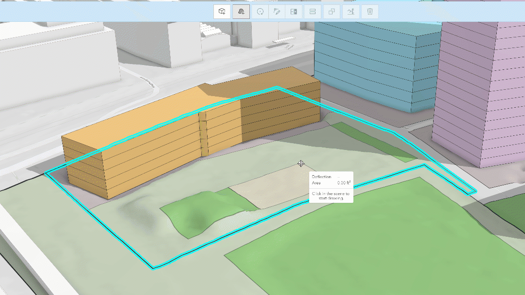 ArcGIS Urban spaces in CityEngine