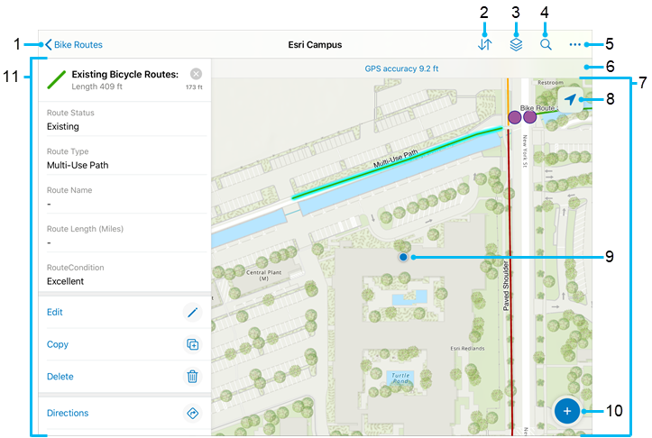 view webmap in collector