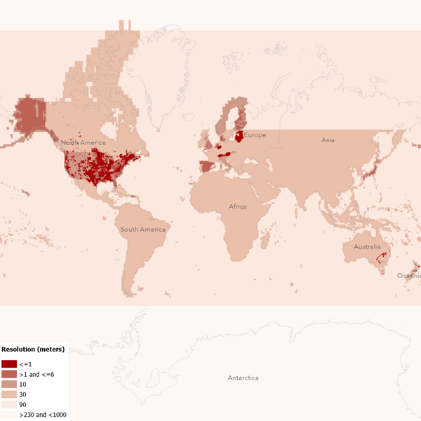 World Elevation coverage (Terrain)