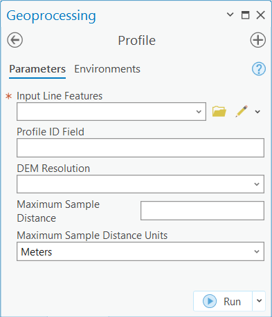Profile dialog box Profile dialog box