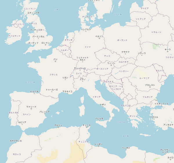OpenStreetMap style in Japanese OpenStreetMap style in Japanese