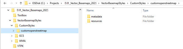 CustomStyles directory with customcanvasbase folder CustomStyles directory with customcanvasbase folder