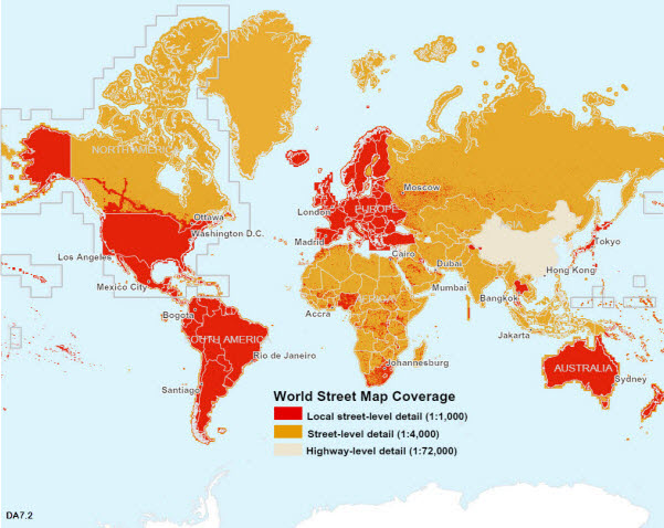 Esri World Street Map World Street Map—Arcgis Data Appliance | Documentation