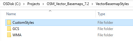 Image showing CustomStyles directory