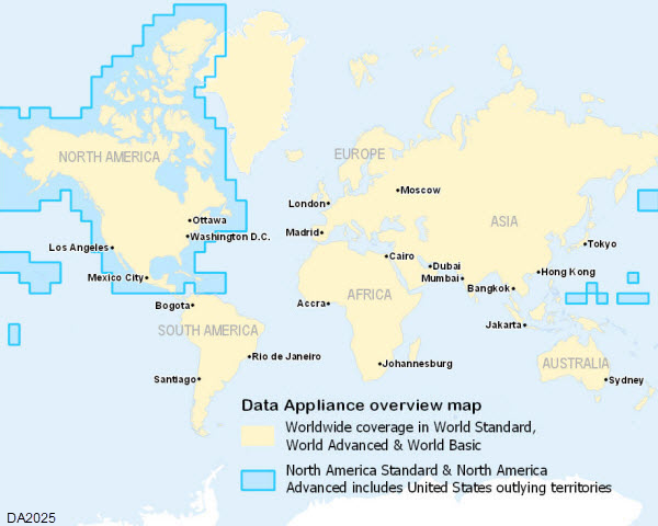 Coverage for Data Appliance options