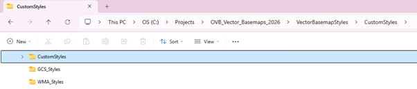 CustomStyles directory