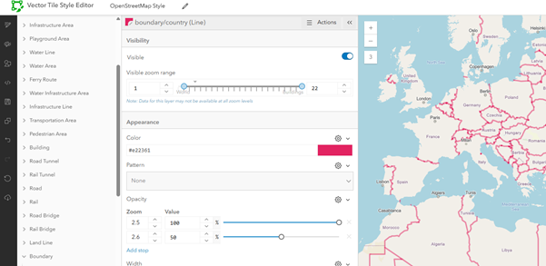 Change Style Quick Editor for OpenStreetMap style