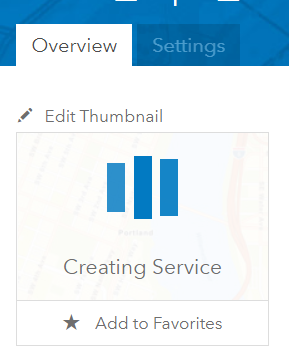 Creating Service progress bar