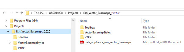 Path with toolbox and styles on local computer