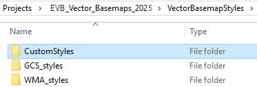 Image showing CustomStyles directory