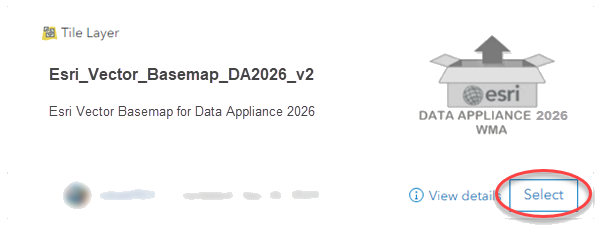 Replacement layer with Select button circled