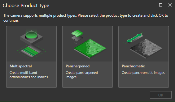 Choose the product type.