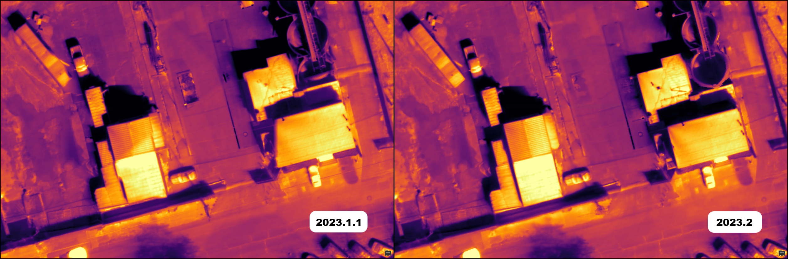 Thermal comparison