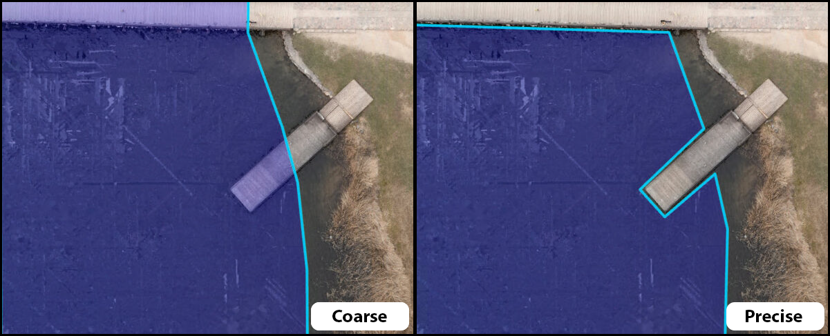 Waterbody mask drawing methods Waterbody mask drawing methods